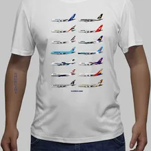 Летняя футболка AIRBUS, авиация, летная футболка, мужская, хлопок, топ, модный бренд, футболка для мужчин, футболки, европейский размер sbz535