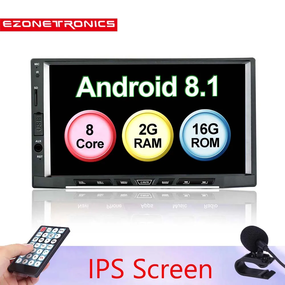 Авто 2 Din Android 8 1 автомобильное радио стерео 7 дюймов IPS Универсальный