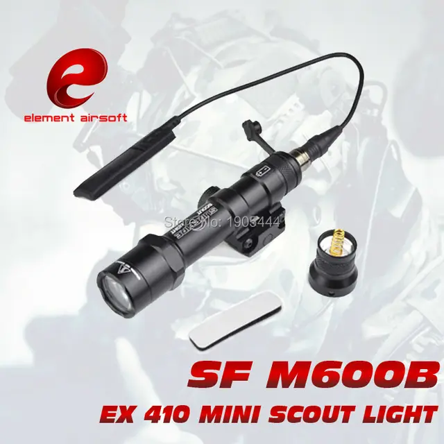 Element Surefir M600B LED Mini Scout Weapon Light For Airsoft Pistol