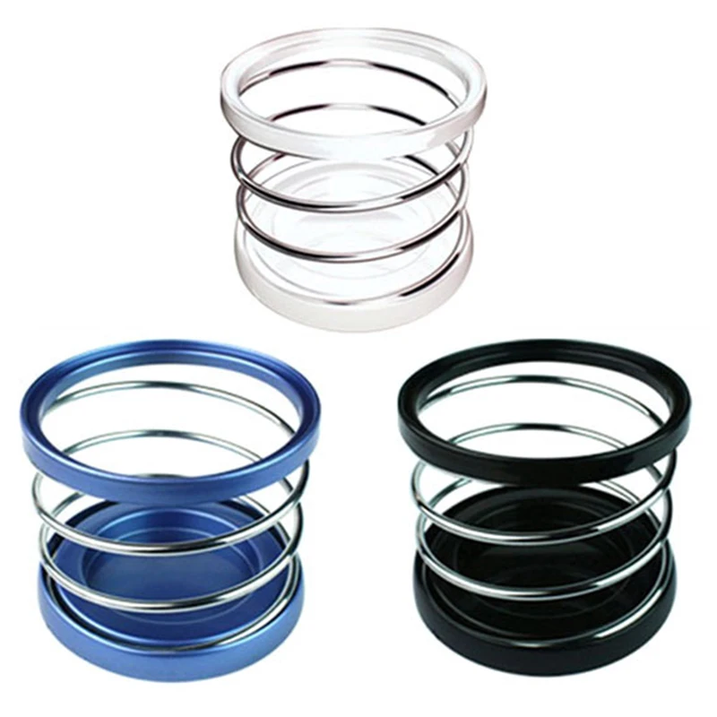 

3 Color Simple Spring Shape Universal Automotive Car Stand Drinks Holders Instrument Desk Water Beverage Holder Cup Holders