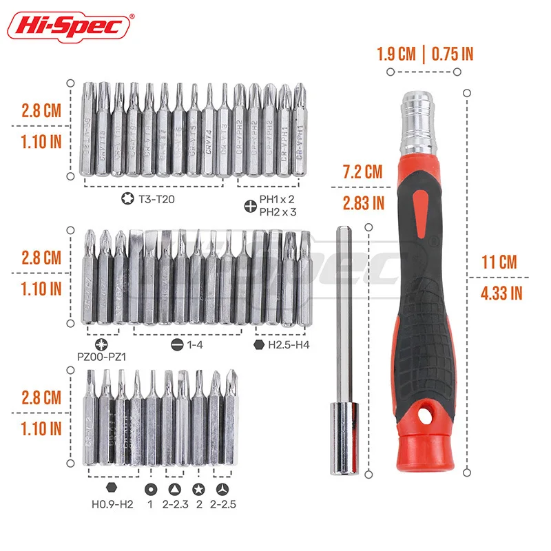 Hi-Spec 42in1 Precision Scerwdriver Set Precision Tool Torx Screwdriver Bit Set for Phone Electronics Repair Hand Tool Kit BI002 Hi-Spec 42in1 Precision Scerwdriver Set Precision Tool Torx Screwdriver Bit Set for Phone Electronics Repair Hand Tool Kit BI002