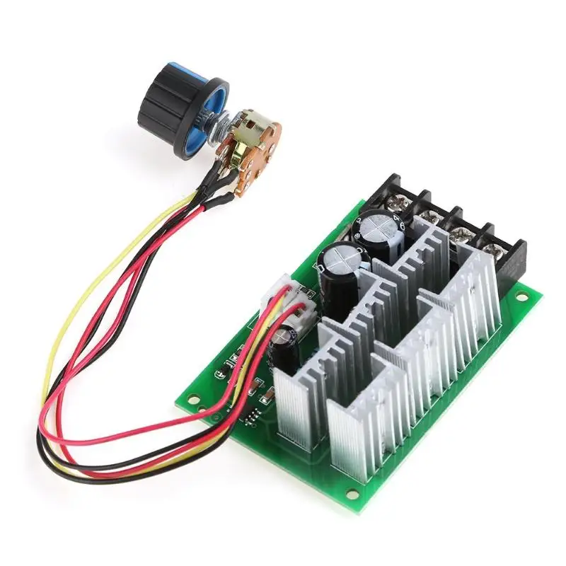 DC 9V-55V 9/12/24/36/48/55V 40A Motor Speed Controller Electric PWM Speed Control Regulator With Reversible Switch dc motor speed controller motor speed controller electric motor speed controller