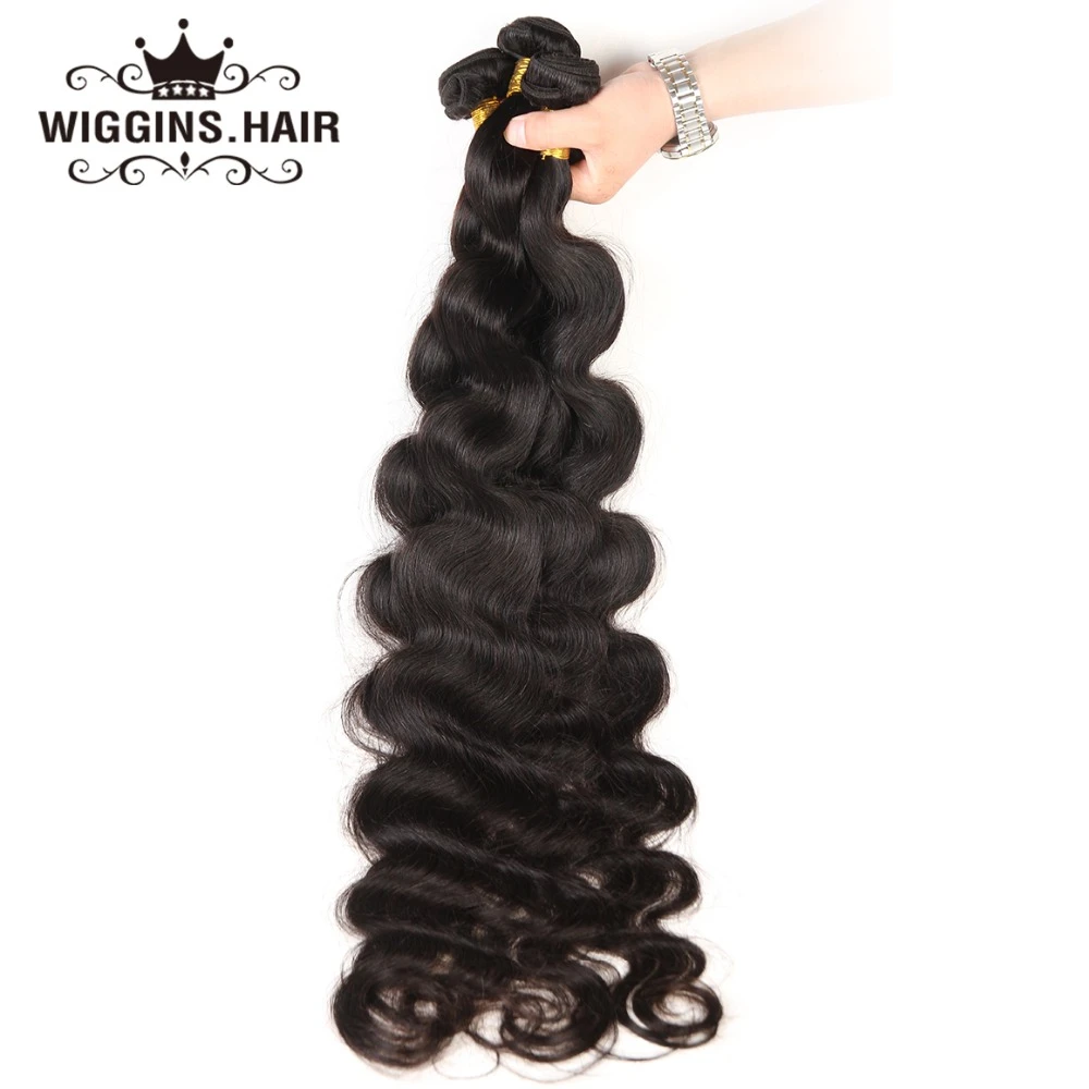 Wiggins 28 30 32 34 36 38 40 Inch Human Hair Bundles Natural Color 1 Piece  Only Remy Hair - Hair Weaving - AliExpress