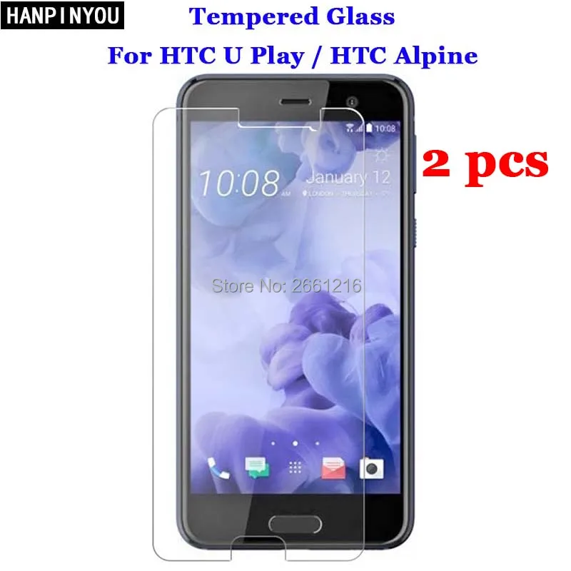 2 Pcs/Lot For HTC U Play Tempered Glass 9H 2.5D Premium Screen Protector Film For HTC U Play / HTC Alpine 5.2 2 Pcs/Lot For HTC U Play Tempered Glass 9H 2.5D Premium Screen Protector Film For HTC U Play / HTC Alpine 5.2