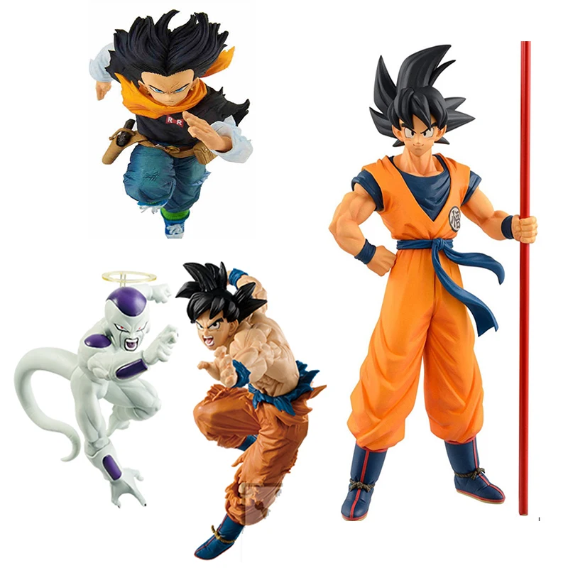 

Anime Dragon Ball BWFC2 Android No.17 Goku Frieza PVC Action Figure Model Toys DBZ Figurine Brinquedos Doll Collectible Toy