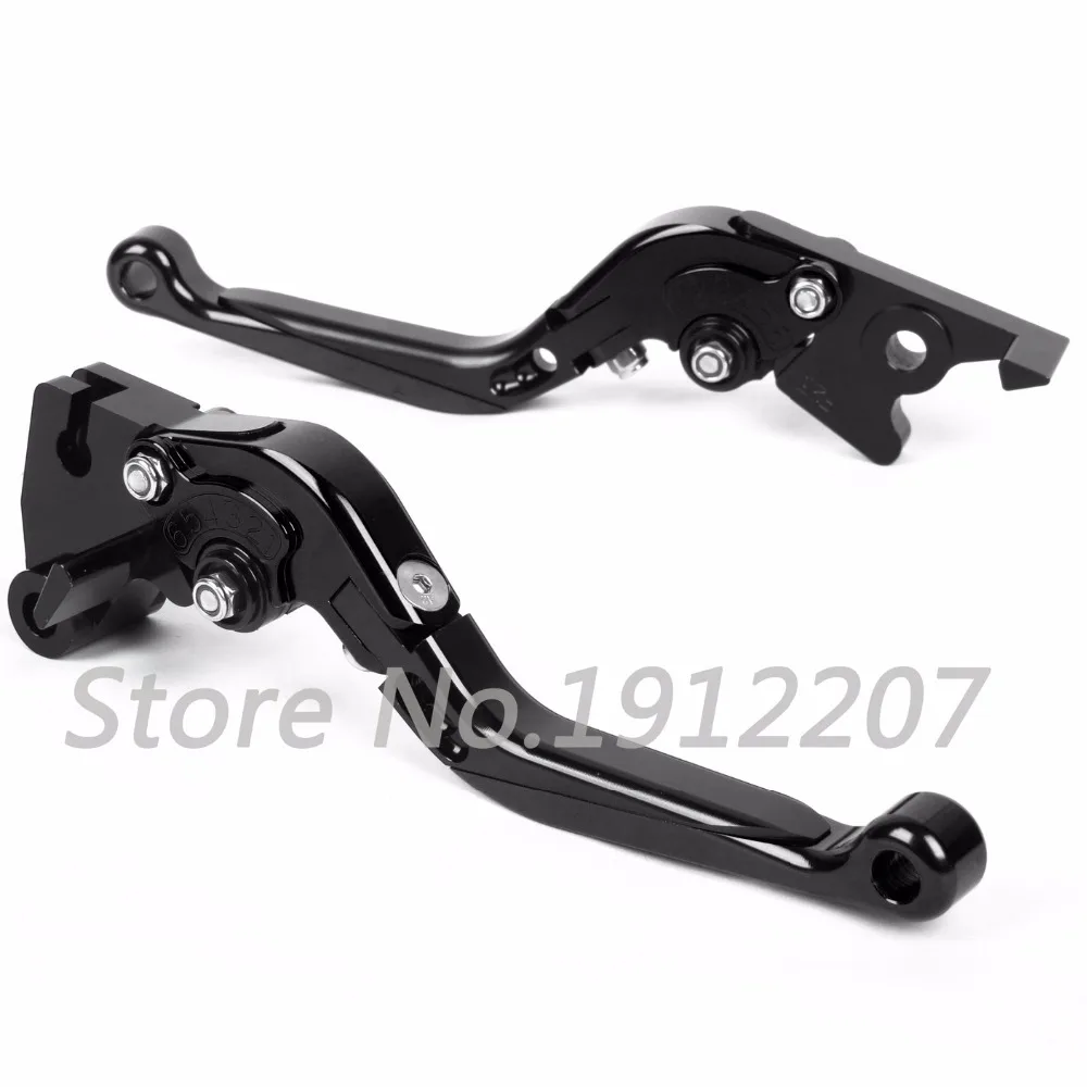 

For Kawasaki GPZ1100/ABS 1995-1998 Foldable Extendable Brake Clutch Levers Aluminum Alloy CNC Folding&Extending Levers Black