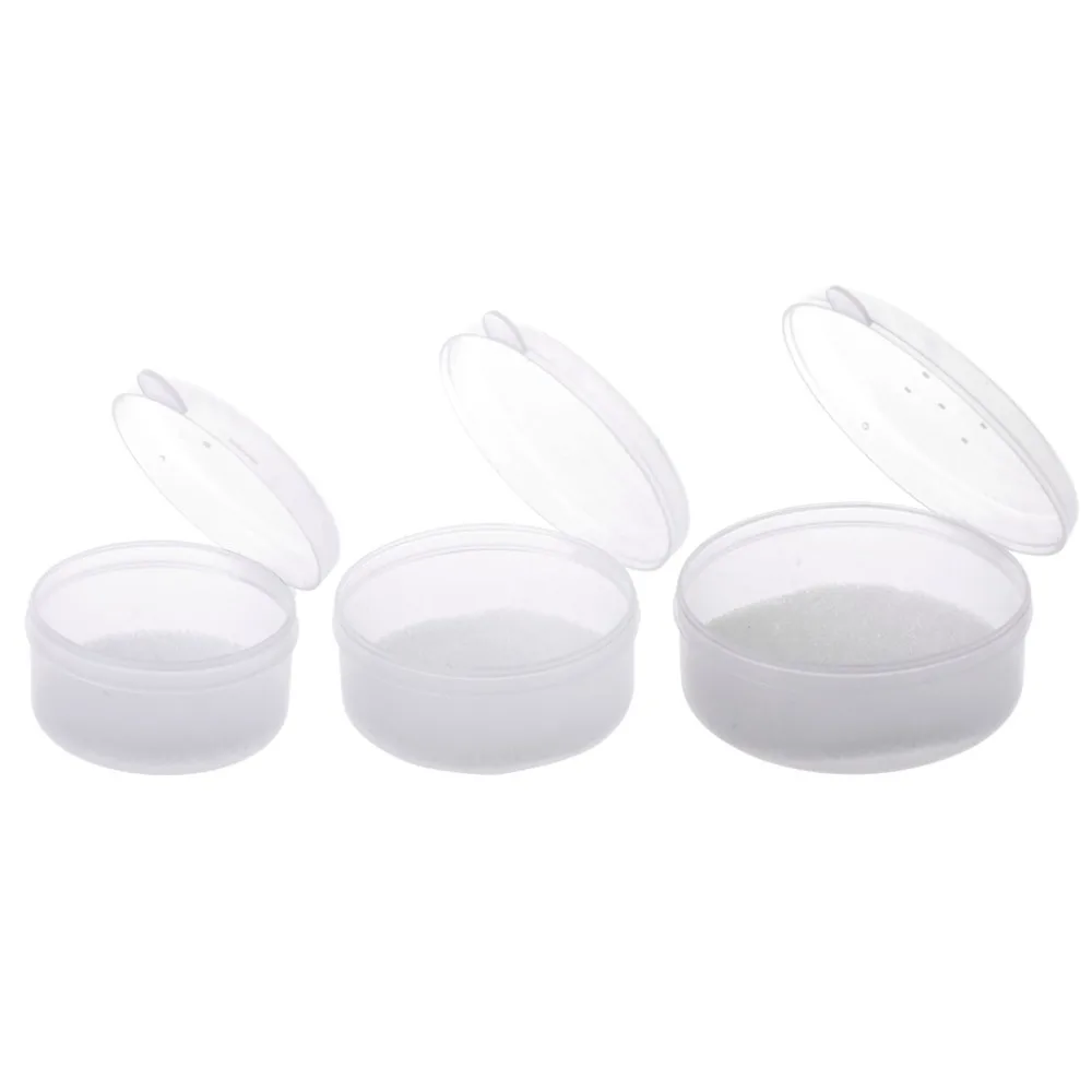 

1pcs earthworm Red worm soft Lure fishing hook Plastic Fishing Accessory Tool Round Storage Bait Container Case Transparent Box
