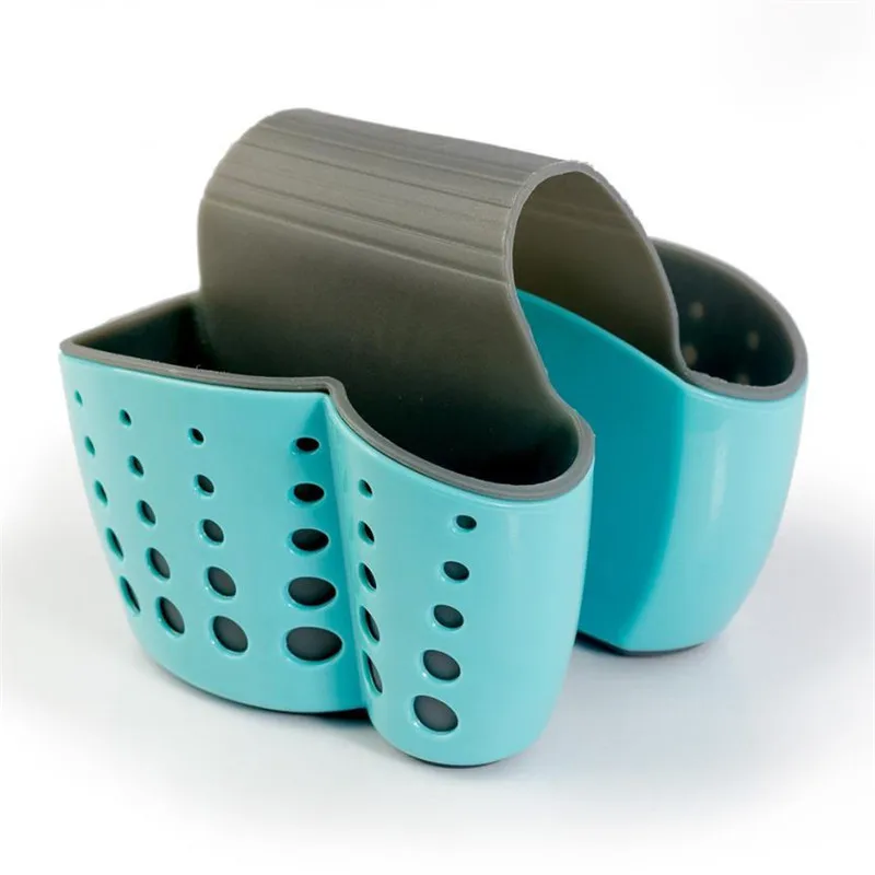 New Creative New Sponge Holder Sink Caddy Soap Holder For Kitchen Plastic Storage Baskets Wear-resistant hot Easy to Use C0302  03