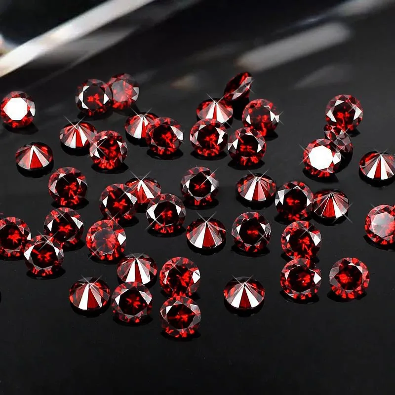 High Quality Pointback Rhinestones Siam 4 18mm Brilliant Cubic Zirconia
