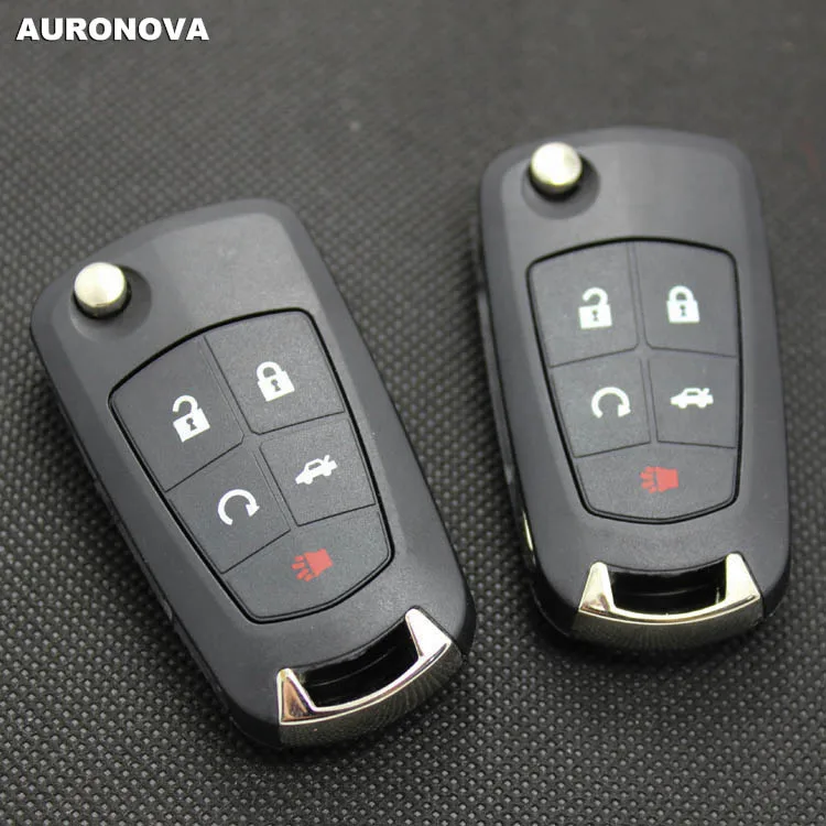 AURONOVA Новый апгрейд складной ключ оболочки для Opel Vectra 5 кнопок дистанционного