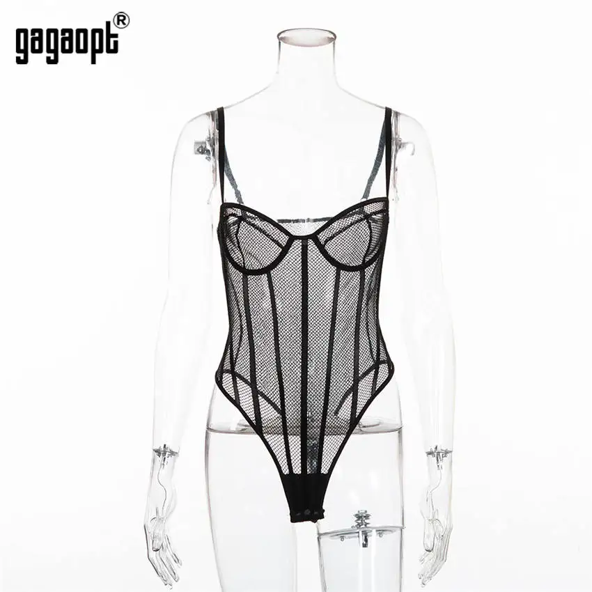 Gagaopt 2019 الربيع شبكة ارتداءها النساء الأزياء منظور مثير ارتداءها مخطط أسود ارتداءها نادي Gagaopt 2019 الربيع شبكة ارتداءها النساء الأزياء منظور مثير ارتداءها مخطط أسود ارتداءها نادي