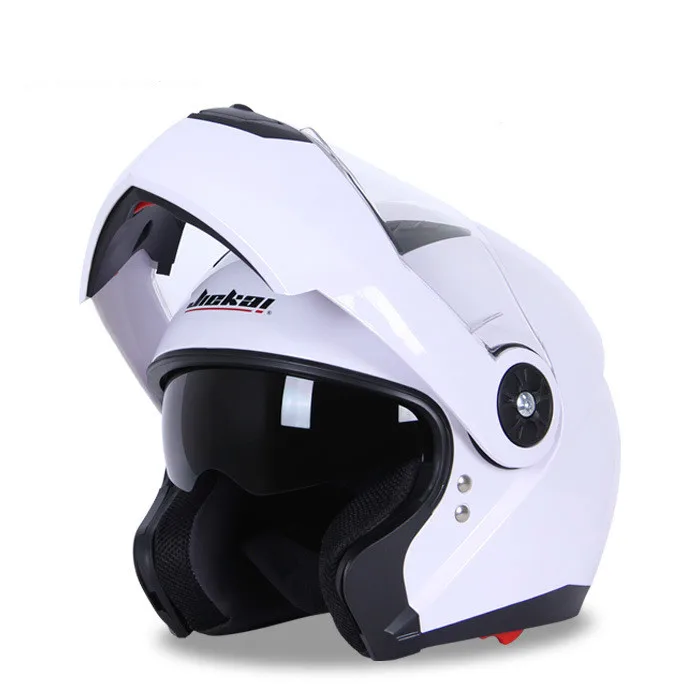 

ABS Anti-fall Motorcycle Helmets Men's Half Helmets Anti Fog Sunscreen Double Lens Full Helmet For Four Seasons Size M-XXL