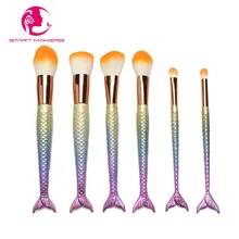 

6pcs Makeup Brushes Set Foundation Blending Powder Contour Concealer Blush Comestic Beauty Make Up Kits Hot New Free shipping