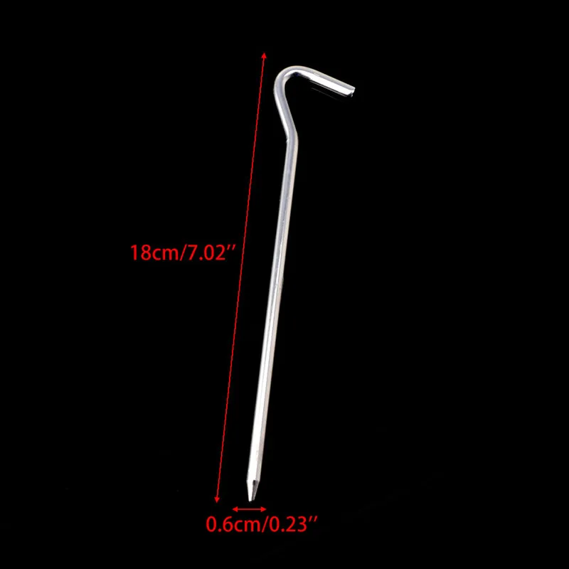 Tent Pegs Camping Tent Accessories 8/12pcs Outdoor Picnic Camping Fishing Canopy Tent Pegs Stakes Nails Ground Pin