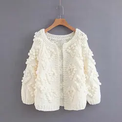 2018 Autumn Fashion Women Thick Imitation Cashmere Cardigan Sweaters Solid Color Hand Knitted Sweater Cardigans BB537 2018 Autumn Fashion Women Thick Imitation Cashmere Cardigan Sweaters Solid Color Hand Knitted Sweater Cardigans BB537
