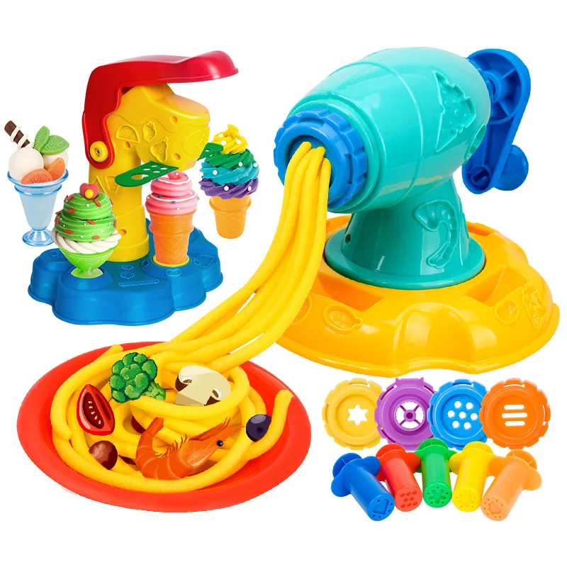 Mould noodle dough diy ice cream machine non-toxic clay tool set for children |