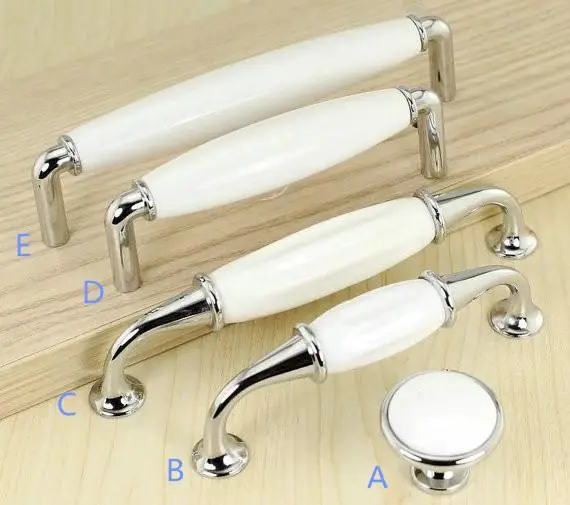 Cheap Ceramic Handle Drawer Pulls Knobs Handles Cabinet Knobs Handles Kitchen Furniture Handle Pull Knob Hardware Silver White 96 128 Cheap Ceramic Handle Drawer Pulls Knobs Handles Cabinet Knobs Handles Kitchen Furniture Handle Pull Knob Hardware Silver White 96 128