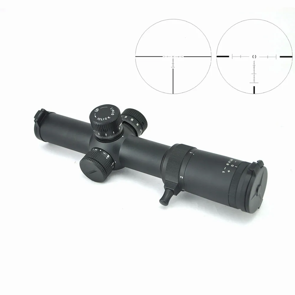Оптический прицел Visionking 1 8x26 FFP для охотничьей винтовки 1/10 мил 35 мм с кольцами 21