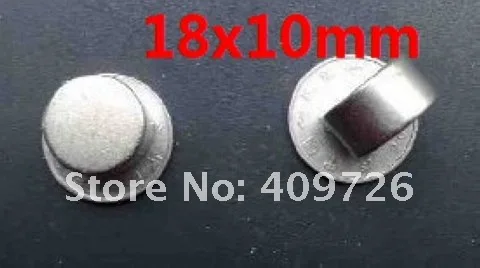 

5pcs/Pack Super Powerful Strong Rare Earth Disc NdFeB Magnet Neodymium N35 Magnets D18X10mm--free shipping