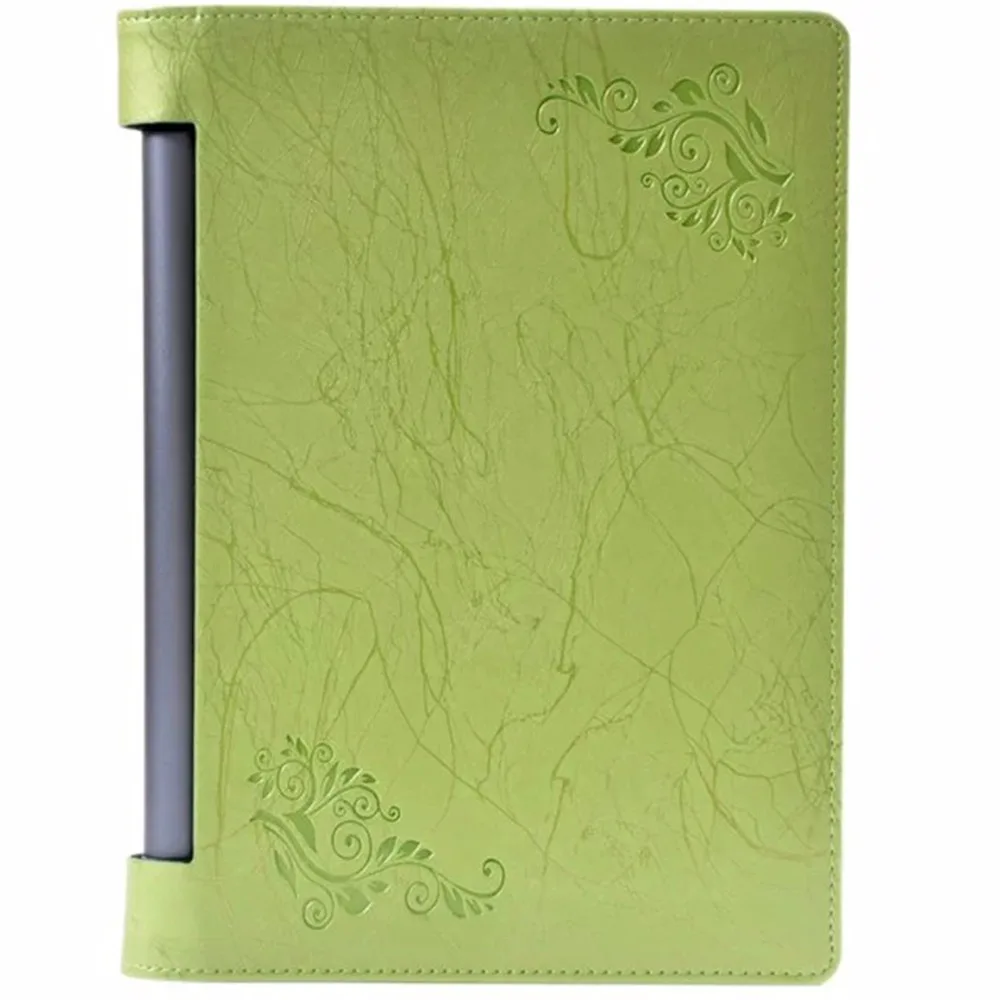 Чехол для планшета из искусственной кожи с цветочным принтом и подставкой Lenovo Yoga