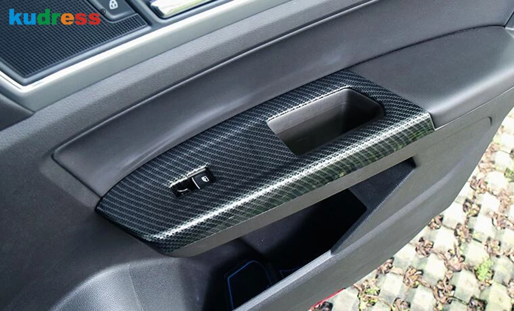 Для Volkswagen VW teramont Atlas украшение интерьера автомобиля подлокотник дверь окно кнопка-переключатель панели Крышка отделка Гарнир