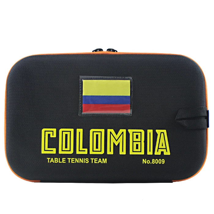 Yinhe المجرة كولومبيا فريق حقيبة تنس الطاولة بينغ بونغ حالة