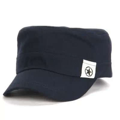 COKK, военные шапки, кепки для мужчин и женщин, звездная бейсбольная армейская милитарная шляпа, винтажная Морячка, мужская шляпа,, Gorras Planas, Повседневная - Цвет: Синий