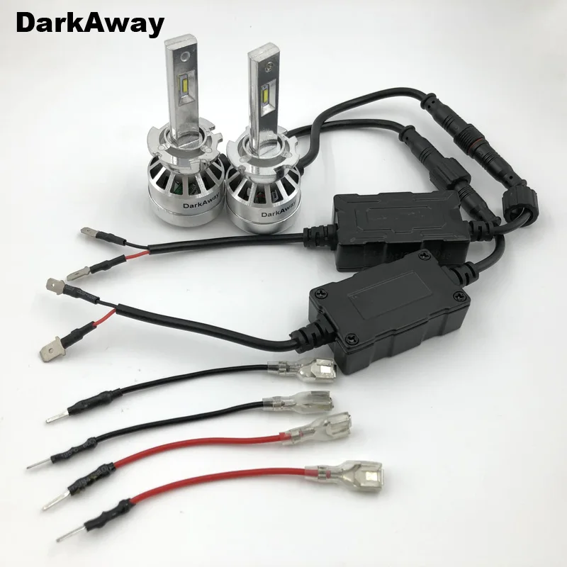 Darkaway 72W фары для 16000Lm D1S светодиодный лампы D1R D1C D2S D2R D2C D3S D3R D3C D4C D4R D4S фары велосипеда лампы 12V 24V белый 6000K