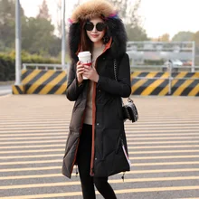 KMETRAM, зимнее пальто для женщин, 90% белый утиный пух, куртка, толстые длинные парки, для девушек, натуральный меховой воротник, с капюшоном, Ретро стиль, тонкие пальто, MY461