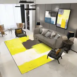 Mrosaa скандинавские серии чернил рисунок стиль ковер для гостиной журнальный столик комната коврик для спальни нескользящий пол ковер