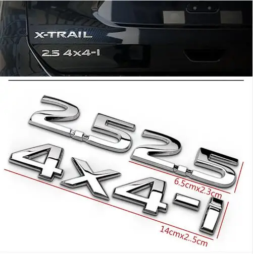 3D Автомобильные наклейки Стайлинг автомобиля металлический значок 2 5 4x4 i эмблема