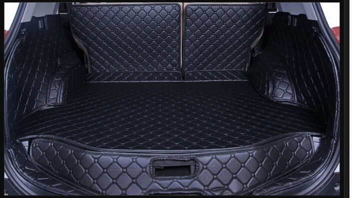 Allrounded Full Set Rear Trunk Tray Liner Cargo Mat Foot Pad Mats