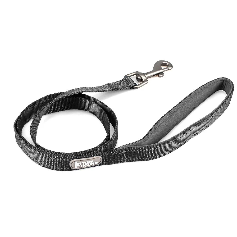 

Pet Gear Dog Leash 8ft Long - Traffic Padded Two Handle - Heavy Duty - Double Handles Lead for Control Safety Training - Leashes