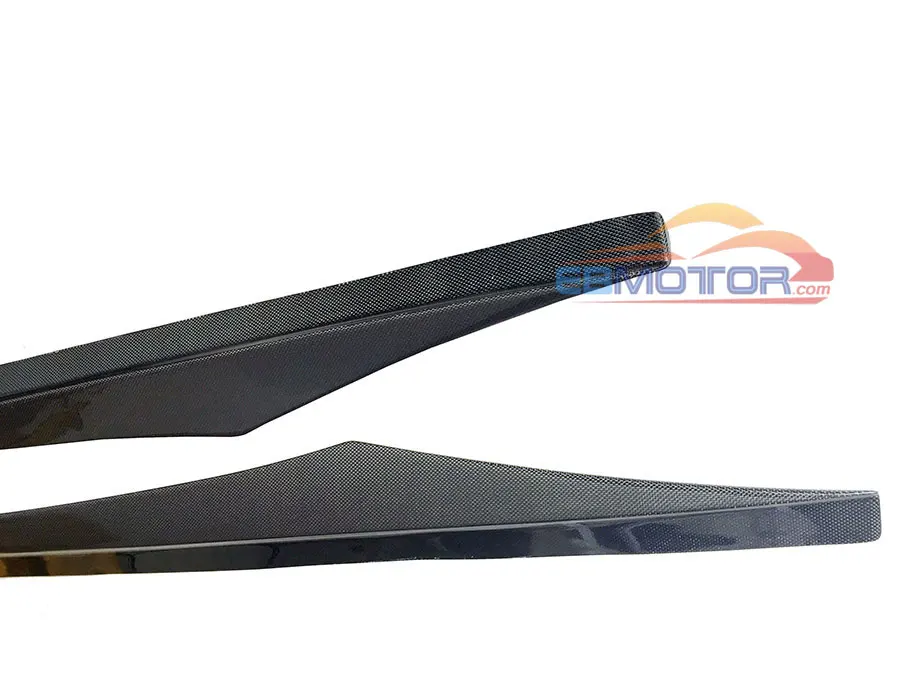 Real Carbon Fiber Side Skirts Spoiler Trim 1pair for BMW F06 F12 F13 M-Sport M-Tech 2014UP B292