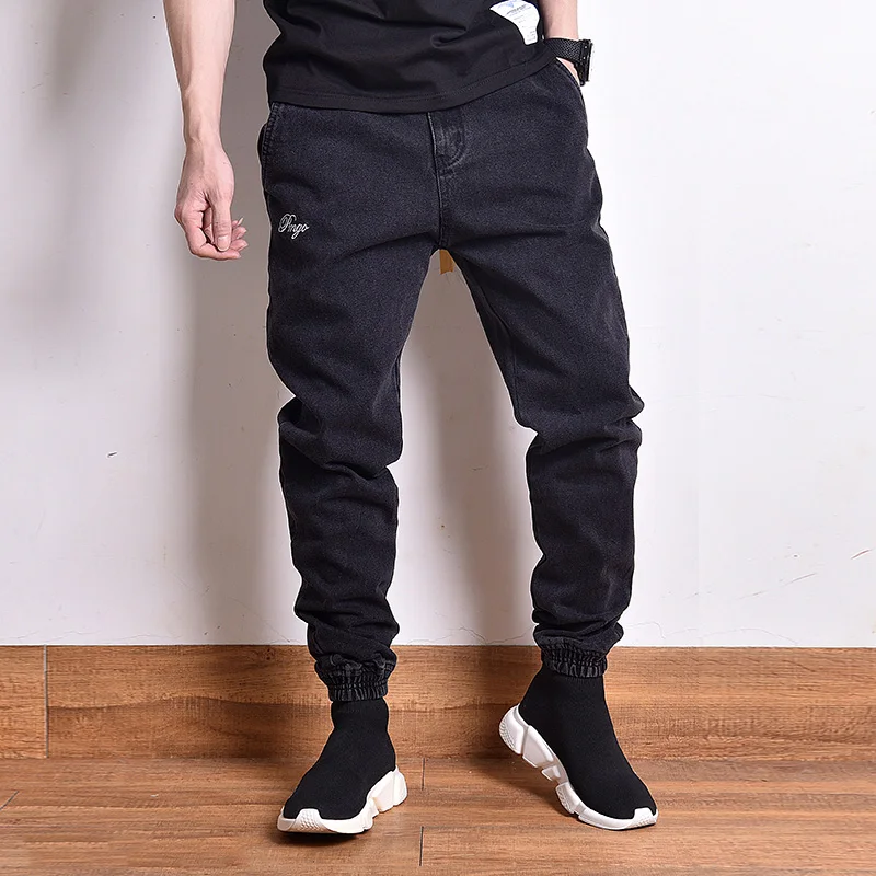 Fashion Streetwear Men Jeans Black Color Vintage Designer Slack Bottom Cargo Pants Homme Japanese Style Hip Hop Jogger Jeans Men Fashion Streetwear Men Jeans Black Color Vintage Designer Slack Bottom Cargo Pants Homme Japanese Style Hip Hop Jogger Jeans Men