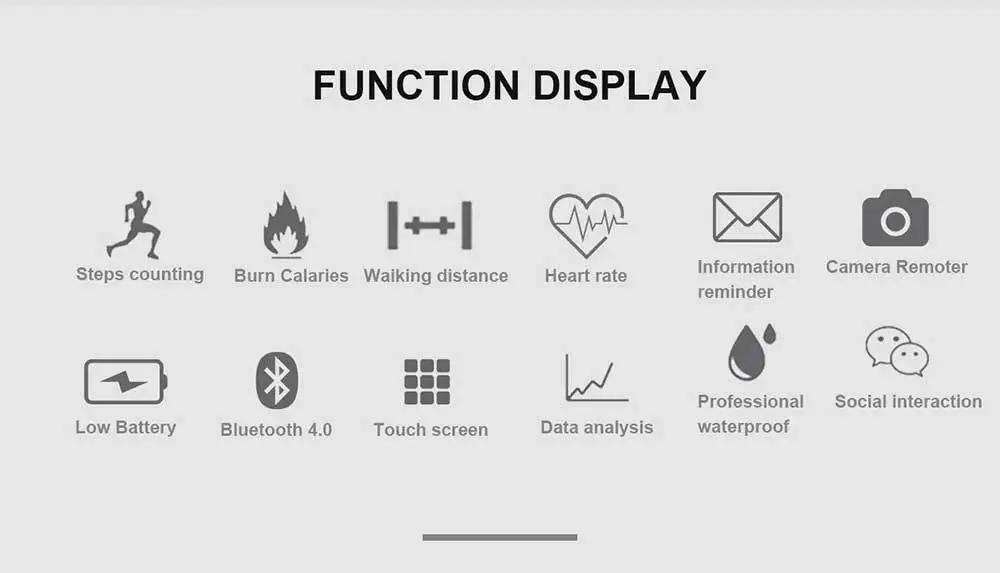 LOKMAT спортивные умные часы Android Ios цветной сенсорный экран Ip68 водонепроницаемый монитор сердечного ритма Bluetooth умные часы для женщин и мужчин