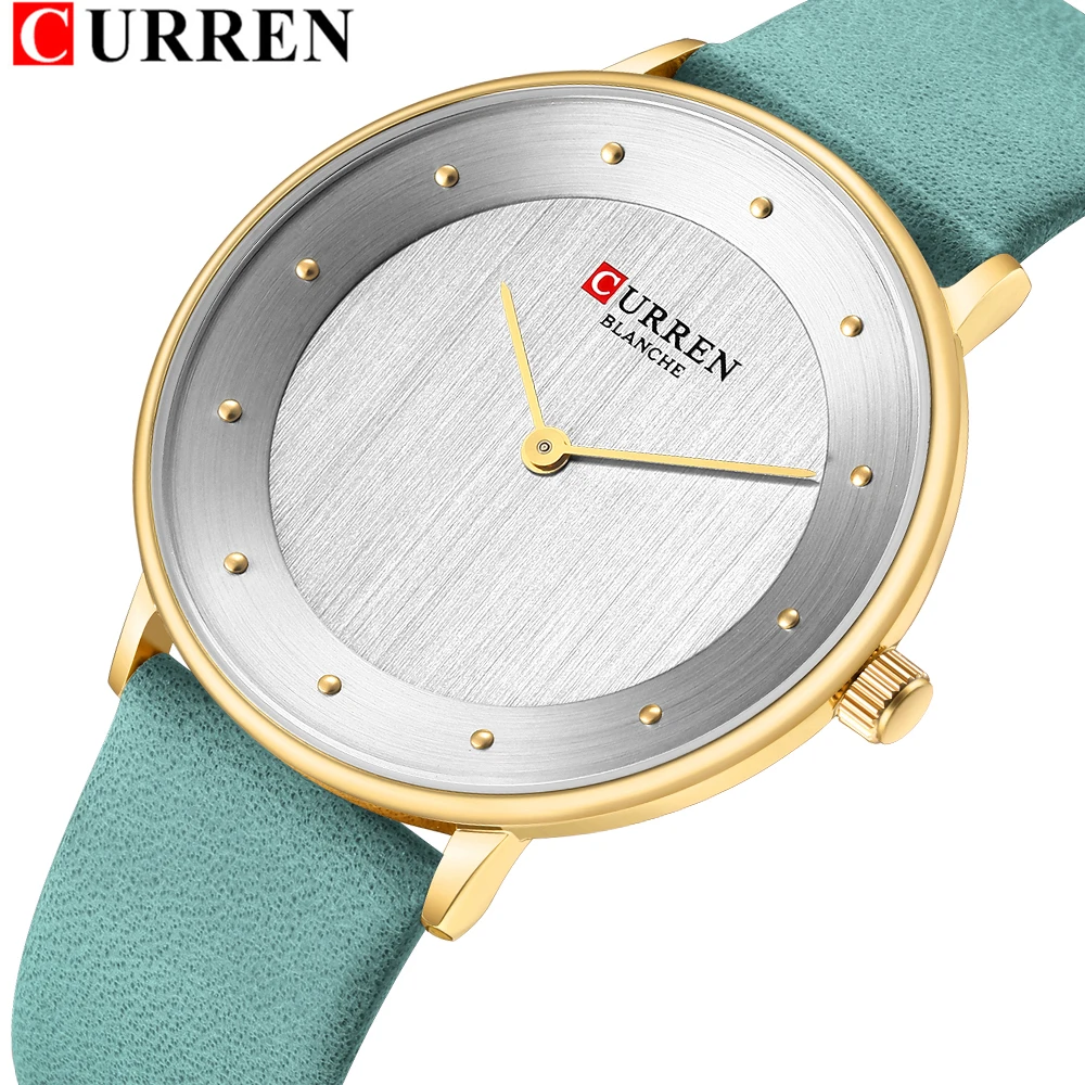 

Reloj Mujer 2018 CURREN Fashion Womens Watches Leather Analog Quartz Wristwatches Ladies Charm Clock Female Relogios Feminino