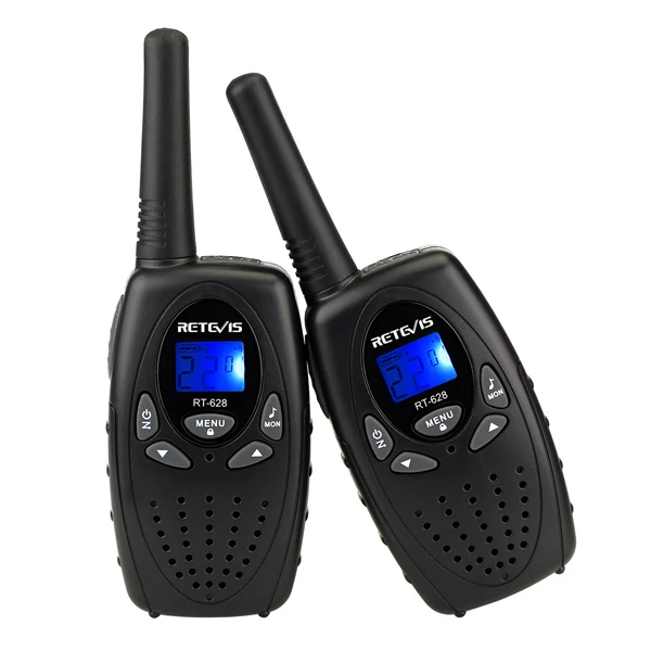 4 шт. Мини Walkie Talkie для детей 4 цвета Retevis RT628 0,5 Вт UHF PMR446 ЖК-дисплей Дисплей Портативный любитель двухстороннее игрушечные рации