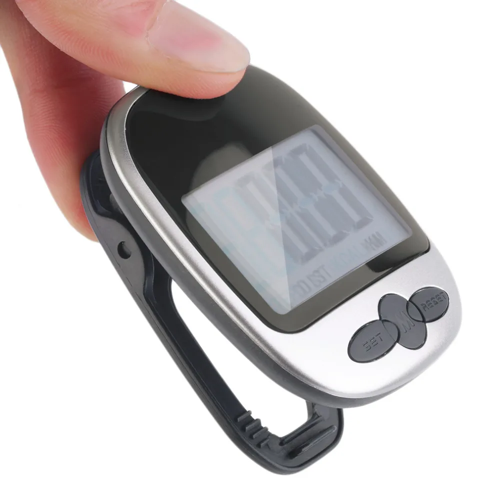Mini LCD Pedometer Calorie Walking Running Jogging Walking Distance