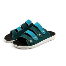 Г. летняя повседневная Молодежная нескользящая обувь в форме слова, тапочки на толстой подошве, четыре цвета, пляжная обувь, мужские сандалии, № 109