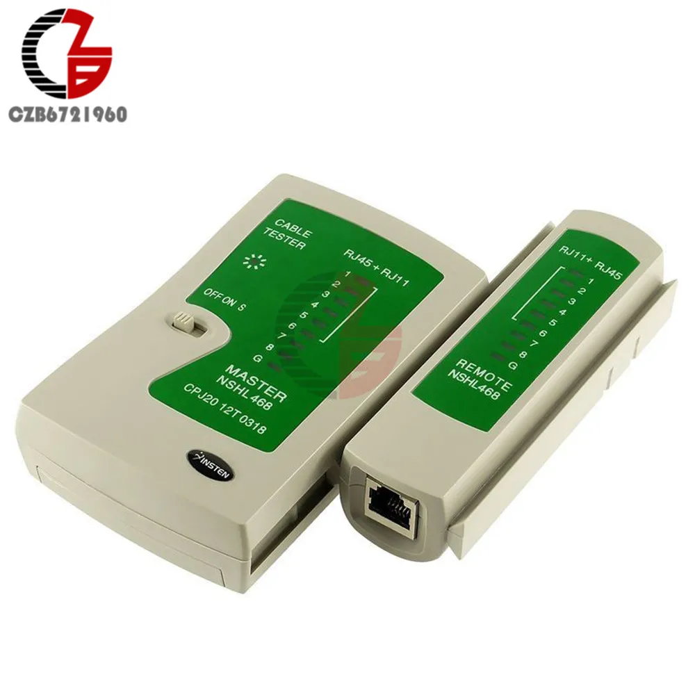 

Lan Network Cable Tester Kit Crimp Punch Down Tool RJ45 Test B20D MSF