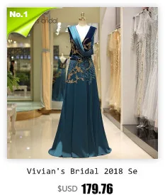 Vivian's Bridal элегантное зеленое атласное вечернее платье, пикантное глубокий v-образный вырез с открытой спиной и плечами Кристальное Бисероплетение женское вечернее платье