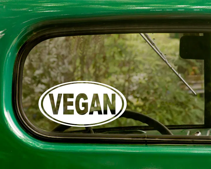 

Very Simple Word Vegan For Car Laptop Cellphone Switch Posters Wallpaper Removable Murals Decals Window Vinyl Stickers S-369