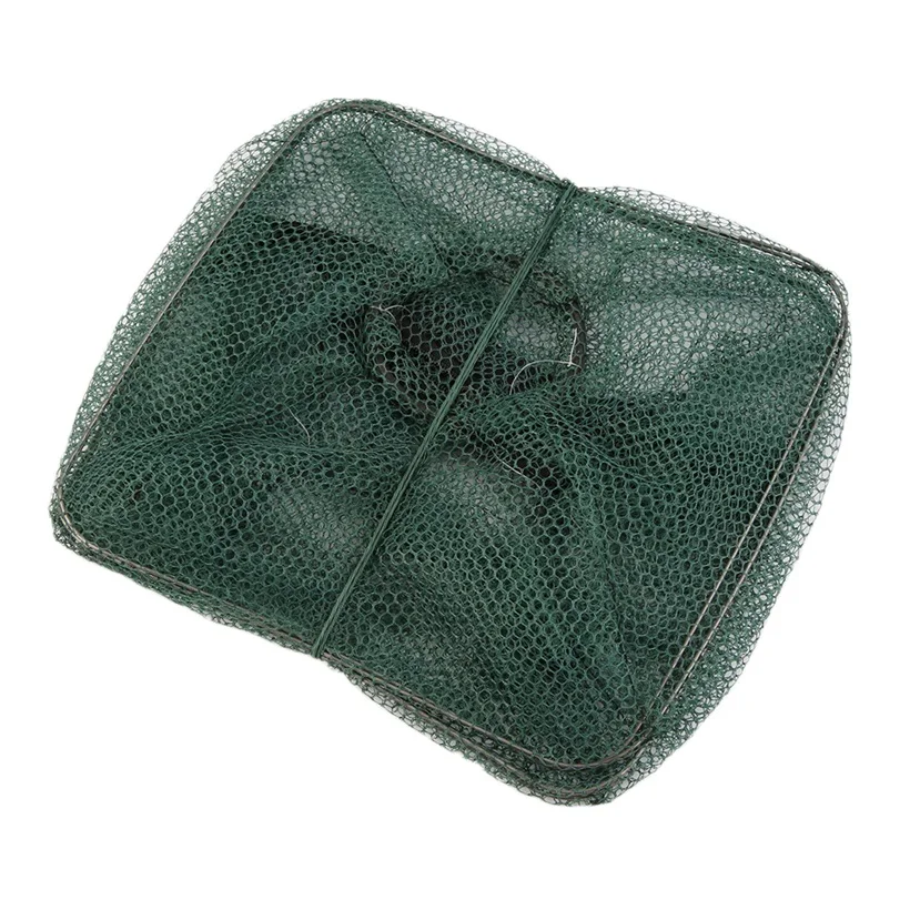 

New Foldable Crab Fish Crawdad Shrimp Minnow Fishing Bait Trap Cast Net Cage 50cm x 22cm x 22cm