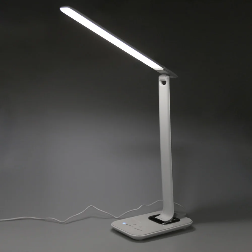 

12W 72pcs LED Desk Lamp Foldable Dimmable Rotatable LED Touch-Sensitive Controller USB Charging Port Table Lamp Charger Lamp