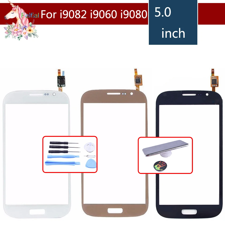 Дигитайзер сенсорного экрана для Samsung Galaxy Grand GT i9082 i9080 Neo i9060 i9062 i9063 Plus i9060i внешнее