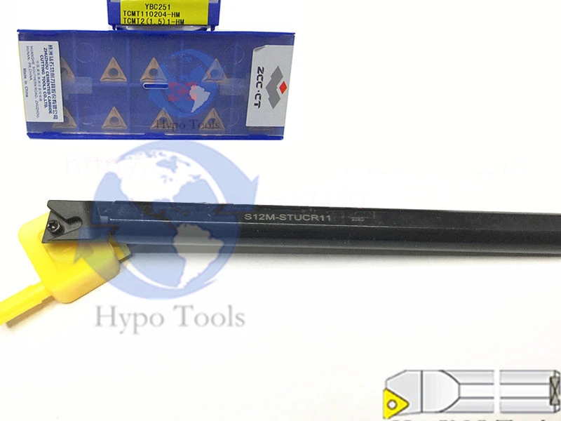 ZIYI S16Q-STUCR11 Index Internal Lathe Turning Holder For TCMT Inserts