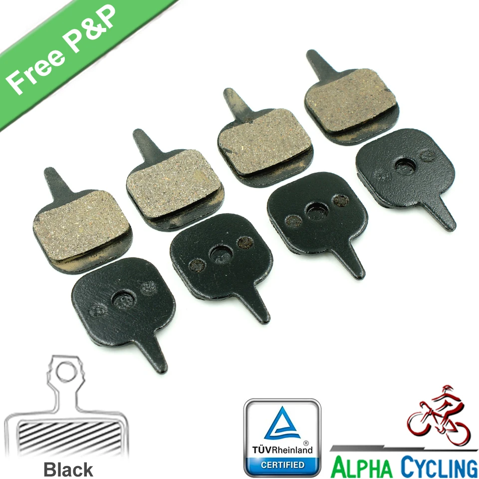 

MTB Bicycle Disc Brake Pads For TEKTRO IO Disc Brake, Black Resin, 4 Pairs Black Resin