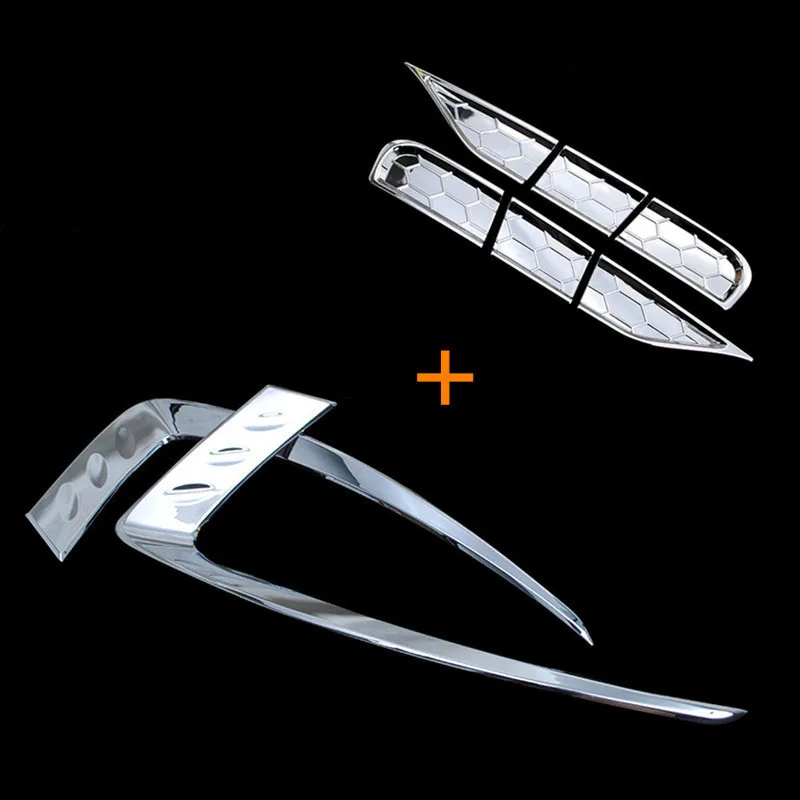 

Car Front Headlight Lamp Eyebrow Cover Trim Headlamp Cleaning Sheet set for Jeep Grand Cherokee 2014 Protective Accessories