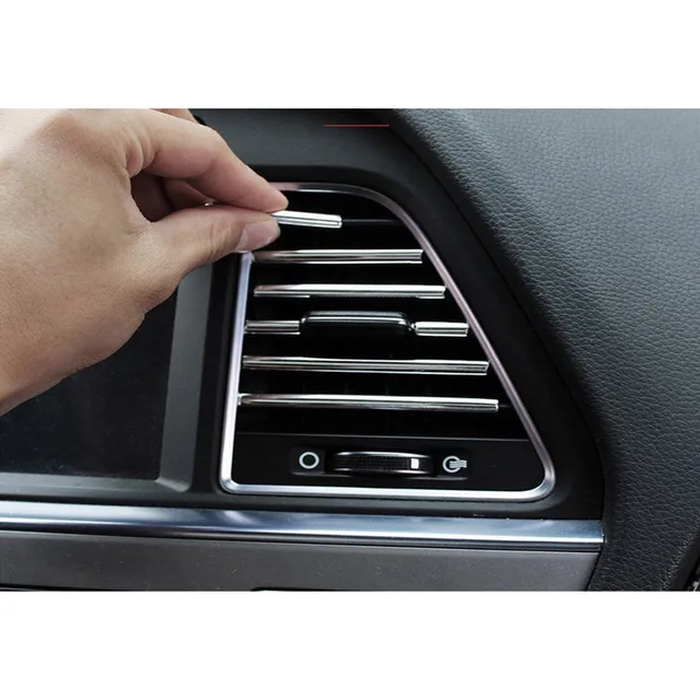 20cm Car Interior Air Conditioner Vent Decorative Strips Air Vent